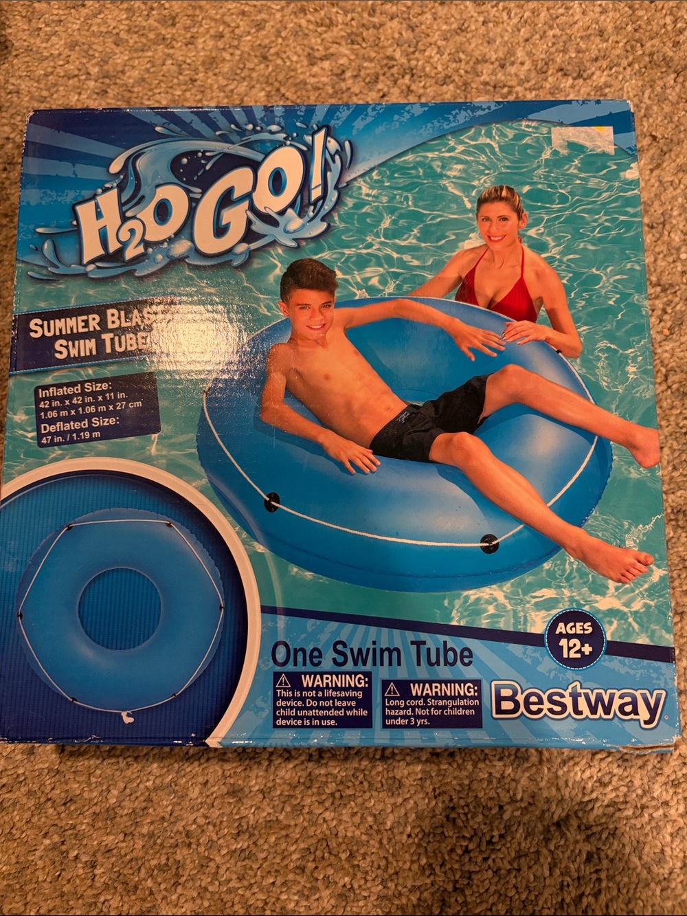 Bestway H2O GO! Summer Blast Blue Swim Tube